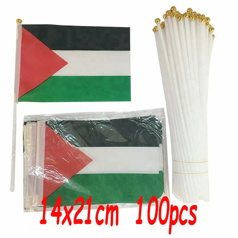 Palestine Hand Flag 14*21cm