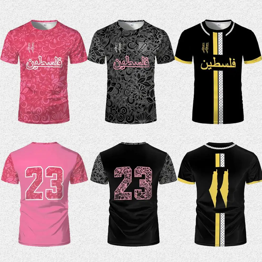 New Palestinian Flag Jersey Summer Light Luxury