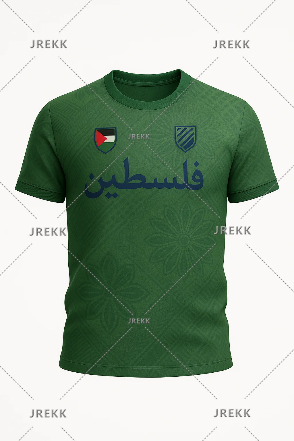 Fashion Palestine Flag Football Jersey For Men Summer Trend National Emblem 3D Printed T Shirts Loose Streetwear Sports Tees