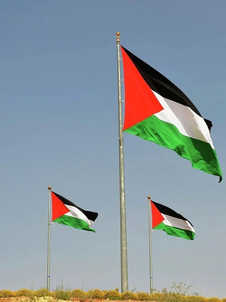 90x150cm Palestine Flag Hanging High Quality Polyester Gaza Palestinian banner For Decoration