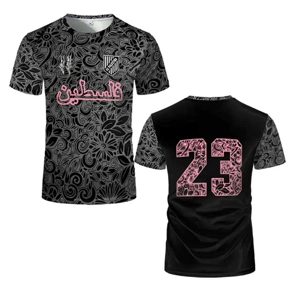 New Palestinian Flag Jersey Summer Light Luxury